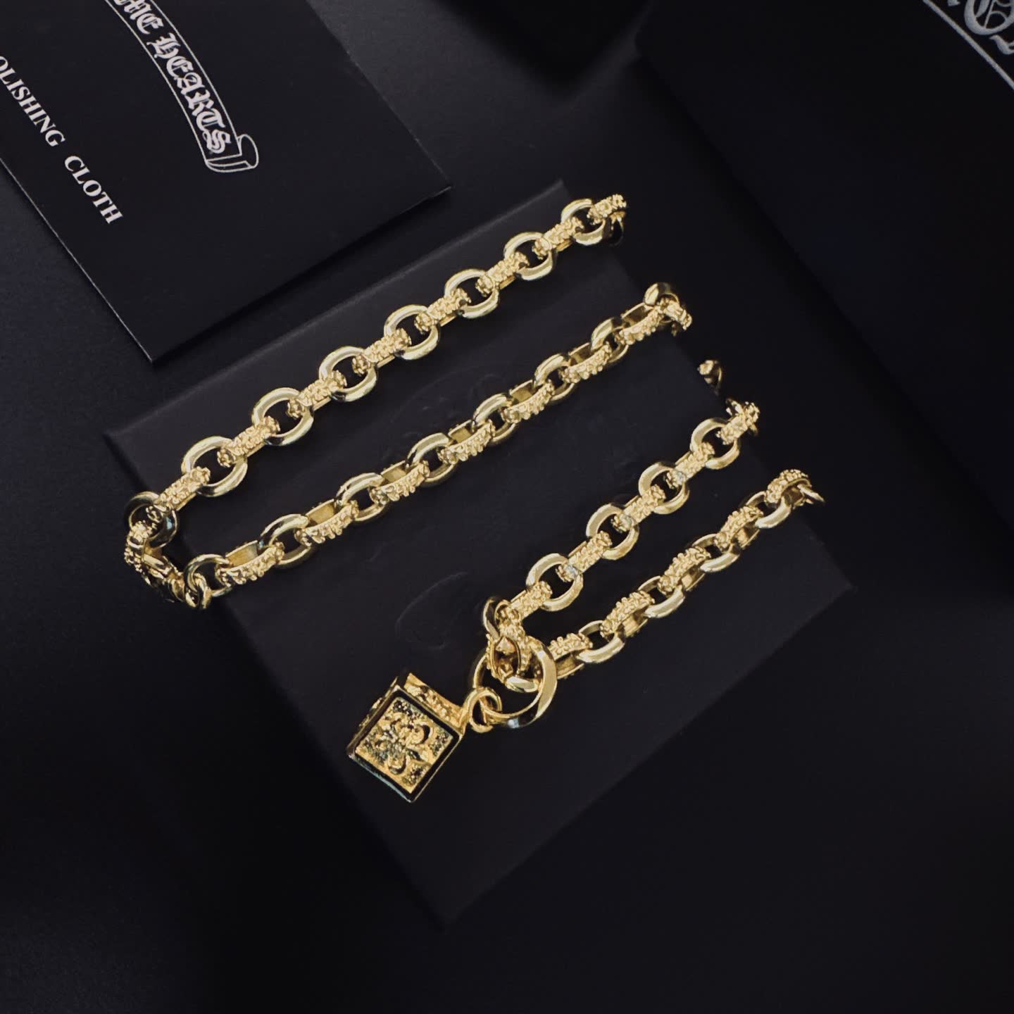 Chrome Hearts Gold Chain Necklace